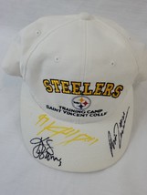 Kendrell Bell Amos Zereoue +1 Signed Pittsburgh Steelers Training Camp H... - £23.35 GBP