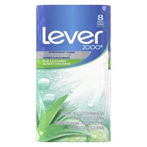 Lever 2000 Refreshing Body Soap and Facial Cleanser With Aloe &amp; Cucumber Effecti - £23.91 GBP
