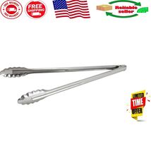 Dishwasher Safe 16&quot; Stainless Steel Tongs with Coiled Spring for Heavy-D... - $21.25 CAD