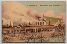 South Bethlehem PA Bethlehem Steel Works Pennsylvania Postcard F34 - £15.04 GBP