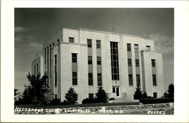 RPPC Hettinger County Courthouse Mott North Dakota ND UNP Diede&#39;s Photo Postcard - £8.52 GBP