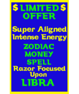 Money Spell Highly Charged Spell For Libra Millionaire Magic for Luck Money - $64.27 CAD