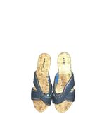 Women&#39;s Denim Slide Sandals Size 9 - $35.00