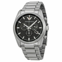 NWT Emporio Armani Sportive Stainless Steel Chronograph Men's Dress Watch AR6050 - £91.71 GBP