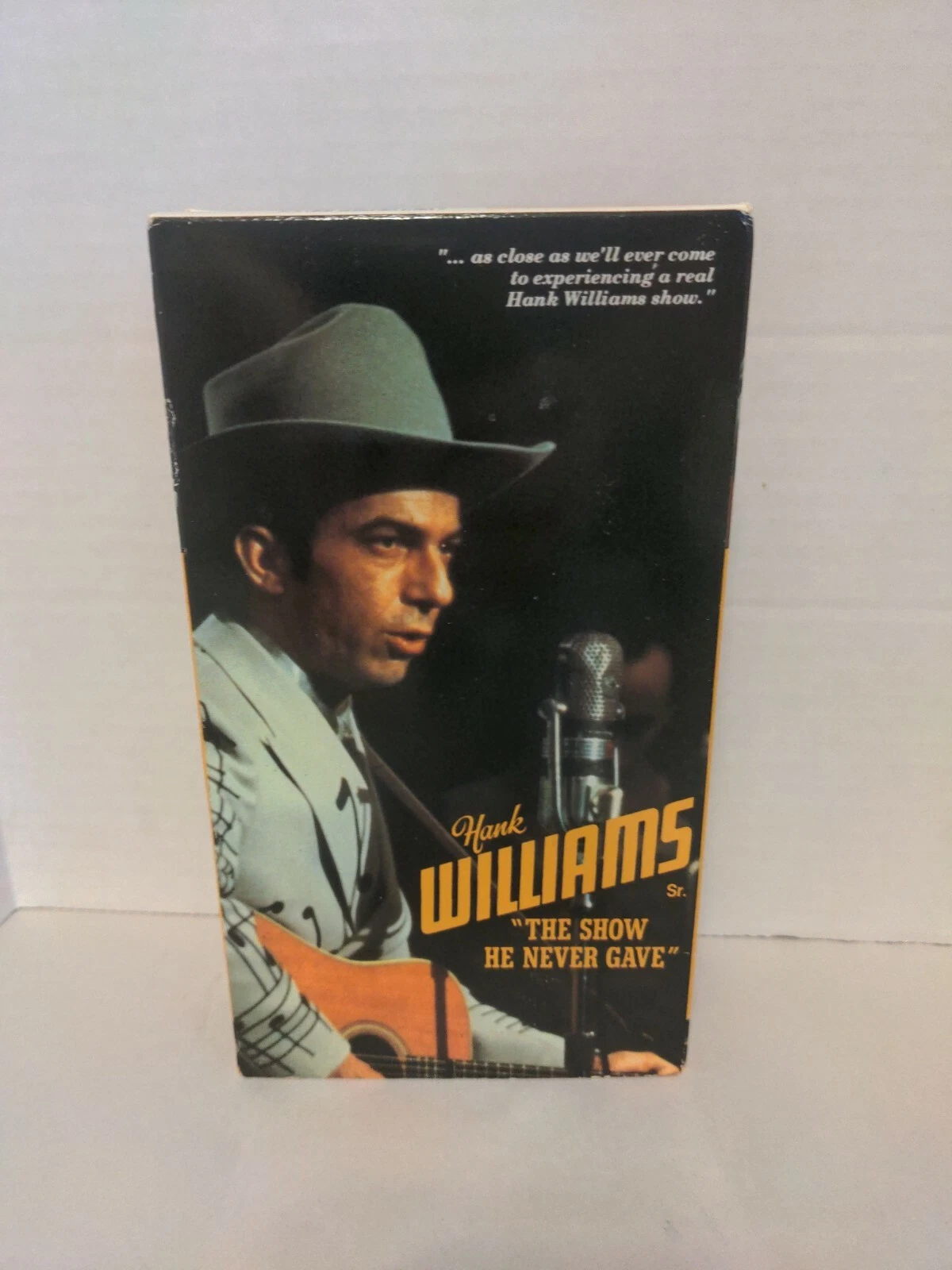 Hank Williams, Sr.: &quot;The Show He Never Gave&quot; - VHS - $113.36 MXN