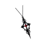 Gothic Cross Necklace, Cross Choker, Cross Necklace - $44.18