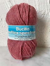 Vintage Bucilla Softex Spectrum 4 Ply Worsted Weight Yarn - 1 Skein Rose #1393 - £4.44 GBP