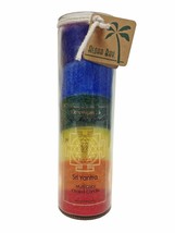 Aloha Bay Unscented Chakra Jar Rainbow Sri Yantra Candle (826792) - £16.05 GBP