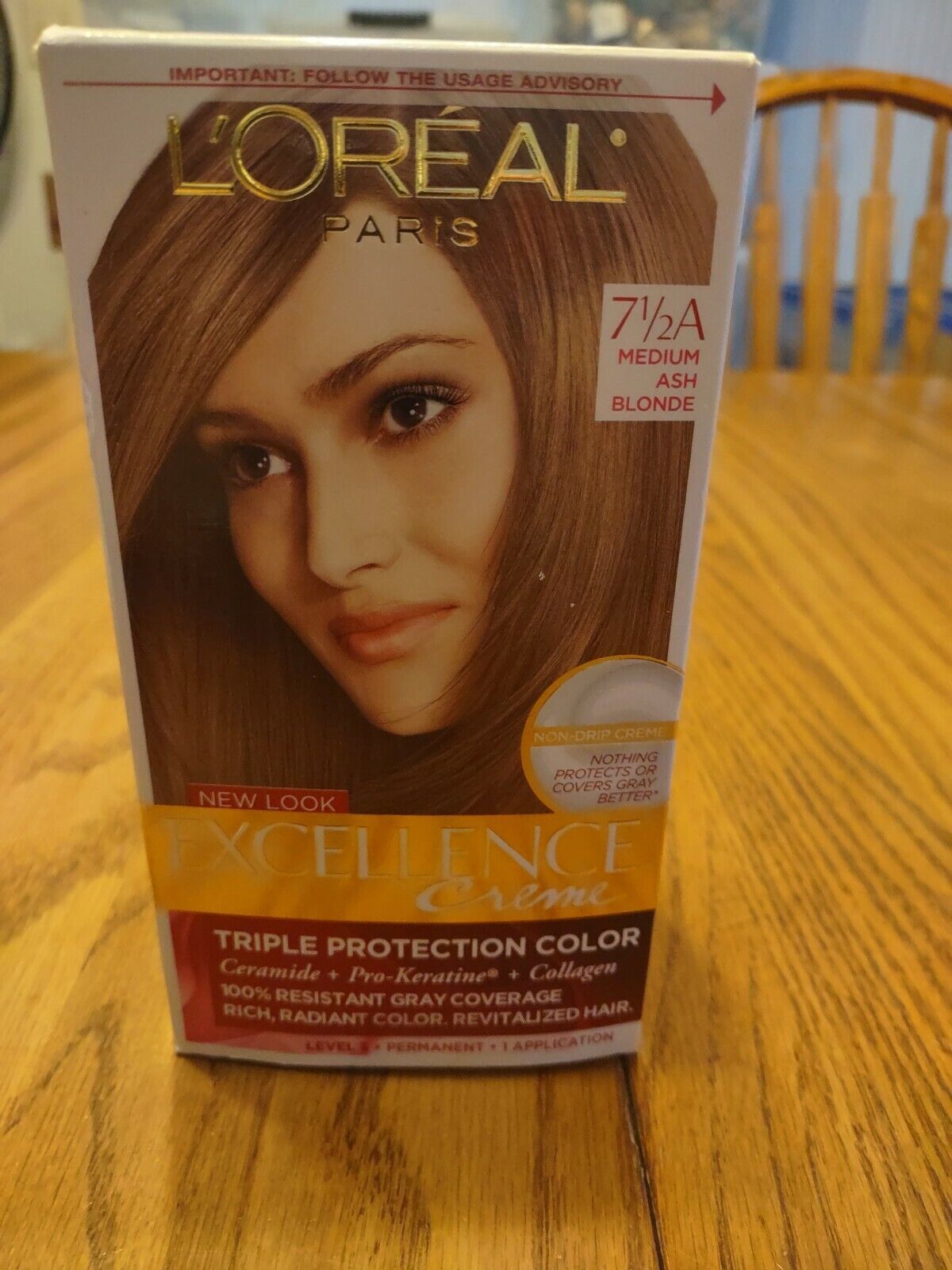 LOREAL Excellence Creme 7 1/2A Medium Ash Blonde Hair Dye - $19.68