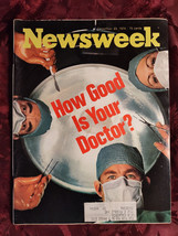 Newsweek December 23 1974 12/74 Doctors Walter Lippmann Walt Frazie Earl Monroe - £8.63 GBP