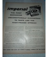 Vintage Imperial Margarine Print Magazine Advertisement 1960 - £3.92 GBP
