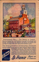 Vintage Advertising POSTCARD- La France SOAPS- Us. SESQUI-CENTENNIAL Expo. BK59 - £11.87 GBP