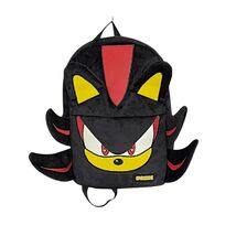 Black Shadow Sonic Backpack Soft Plush Bag Kawaii Anime Trendy Kids Shou... - $32.90