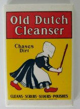 Vtg Advertisement Old Dutch Cleanser Chases Dirt Pocket Purse Mirror NOS U185 - £6.28 GBP