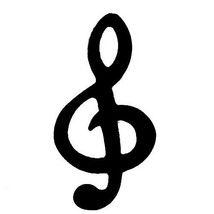 Music Note Clef Cut-Out Shapes 10 Pcs FREE SHIPPING - £5.25 GBP+