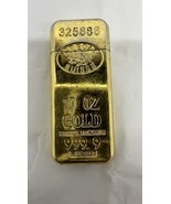 Vintage Gold Credit Suisse Gold Plated Promotional Lighter - $31.10 CAD