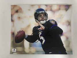Joe Flacco Signed Autographed Glossy 8x10 Photo (Global Auth) - Baltimore Ravens - £31.96 GBP