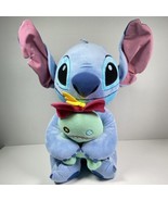Stitch Disney Lilo &amp; Stitch Plush 22 In Holding Scrump - $37.61
