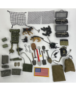 Lot Of GI JOE RIFLE Dog Shovel Gas Mask++  - FOR 12&quot; ACTION FIGURE 1/6 S... - $68.66 CAD