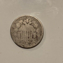 1867 5C Shield Nickel - $6.90