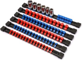 Casoman 6Pc Abs Socket Organizer, 1/4-Inch, 3/8-Inch,, 6-Piece Set, Blue... - $722.91 MXN