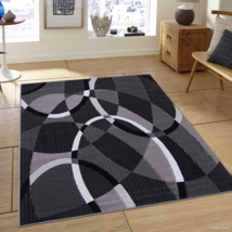 Rugs Area Rugs Carpets 8x10 Rug Modern Large Floor Gray Living Room Bedroom Rugs - £198.57 GBP