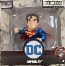 Jada Toys 2.5&quot; Metalfigs Dc Super Hero&#39;s &quot;Diecast Metal&quot; Superman! Collectable - £10.89 GBP