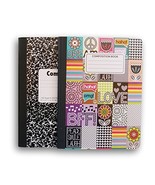 Flower Power/Classic Patterned Wide Ruled 100 Sheets Composition Noteboo... - £8.92 GBP