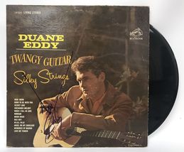 Duane Eddy Signed Autographed &quot;Twangy Guitar&quot; Record Album - COA Holograms - £54.92 GBP