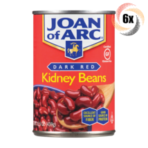 6x Cans Joan of Arc Dark Red Kidney Beans | 15.5 fl oz | Fast Shipping! - $28.02