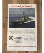VTG Rewards For Justice USS Cole Bombing Poster US State Dept Circa 2000... - $380.52 CAD
