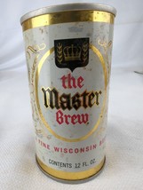 The Master Brew Walter Brewing Co. Eau Claire WIS Pull Tab Beer Can EMPTY - £12.02 GBP