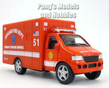 5 inch Chicago Fire Department Ambulance Scale Model - Red - £13.23 GBP