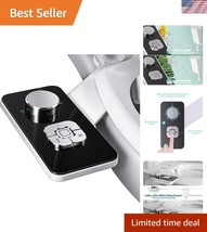 Non-Electric Black Bidet Attachment with Retractable Dual Nozzles - Easy... - $840.68 MXN