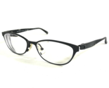 Kio Yamato Eyeglasses Frames KT-351 col.32 Black Clear Marble Oval 50-15... - $93.52