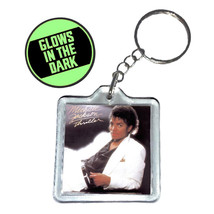 Michael Jackson Thriller Album Mini Glow in the dark Key chain keyring - £7.66 GBP