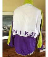 VTG 90&#39;S NIKE WOMEN&#39;S SPELL OUT COLOR BLOCK WINDBREAKER JACKET SZ S 4-6 - $602.13 MXN