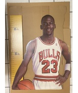 Vintage Michael Jordan Cardboard Stand Up Display Height Measure Up NBA 1987 - $350.00