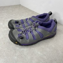 Keen CNX Sneaker Women Sz 5 Comfort Bungee Round Toe Purple Gray Hiking - $17.60