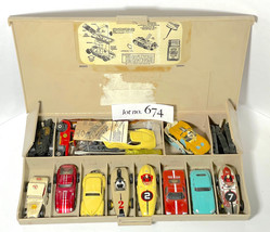 9pc 1960s AURORA T-Jet Thunderjet Collection All Original HO SLOT CAR Lo... - £423.65 GBP