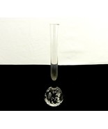 Glass Ball Bud Vase Paperweight, 8&quot;, Controlled Bubbles, Vintage Home Decor - £11.16 GBP