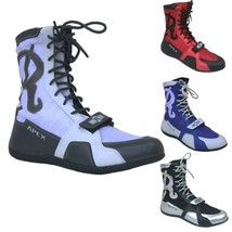 Ringside Apex Elite Shoe12 Hi-Top Low Top Boxing Shoes Boots - Black Red White - £95.91 GBP