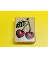 Rubber Stampede Cherries Wooden Rubber Stamp - £4.09 GBP