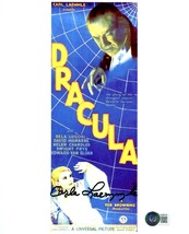 Carla Laemmle Signed Autographed 8X10 Photo Dracula W/ Bela Lugosi Beckett Bas - £77.08 GBP