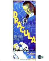 CARLA LAEMMLE SIGNED AUTOGRAPHED 8X10 PHOTO DRACULA W/ BELA LUGOSI BECKE... - £77.05 GBP