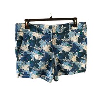 Loft Womens Size 12 Blue Floral Shorts The Riviera Short - £19.07 GBP