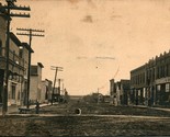 RPPC Fourth Street View Brick Block Post Office Westgate Iowa 1900s Post... - $59.35