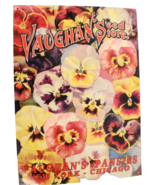 16 x 11.5 Reproduction of a Vaughn Seed Store Tin Sign Circa 1997 Pansies - $12.99