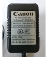 Canon AC Adapter AC-360 II For P1-DH 6.3V  240mA Power Supply - £13.65 GBP