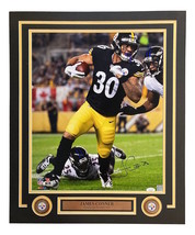 James Conner Signed Matted 16x20 Pittsburgh Steelers Photo JSA Hologram - £131.42 GBP